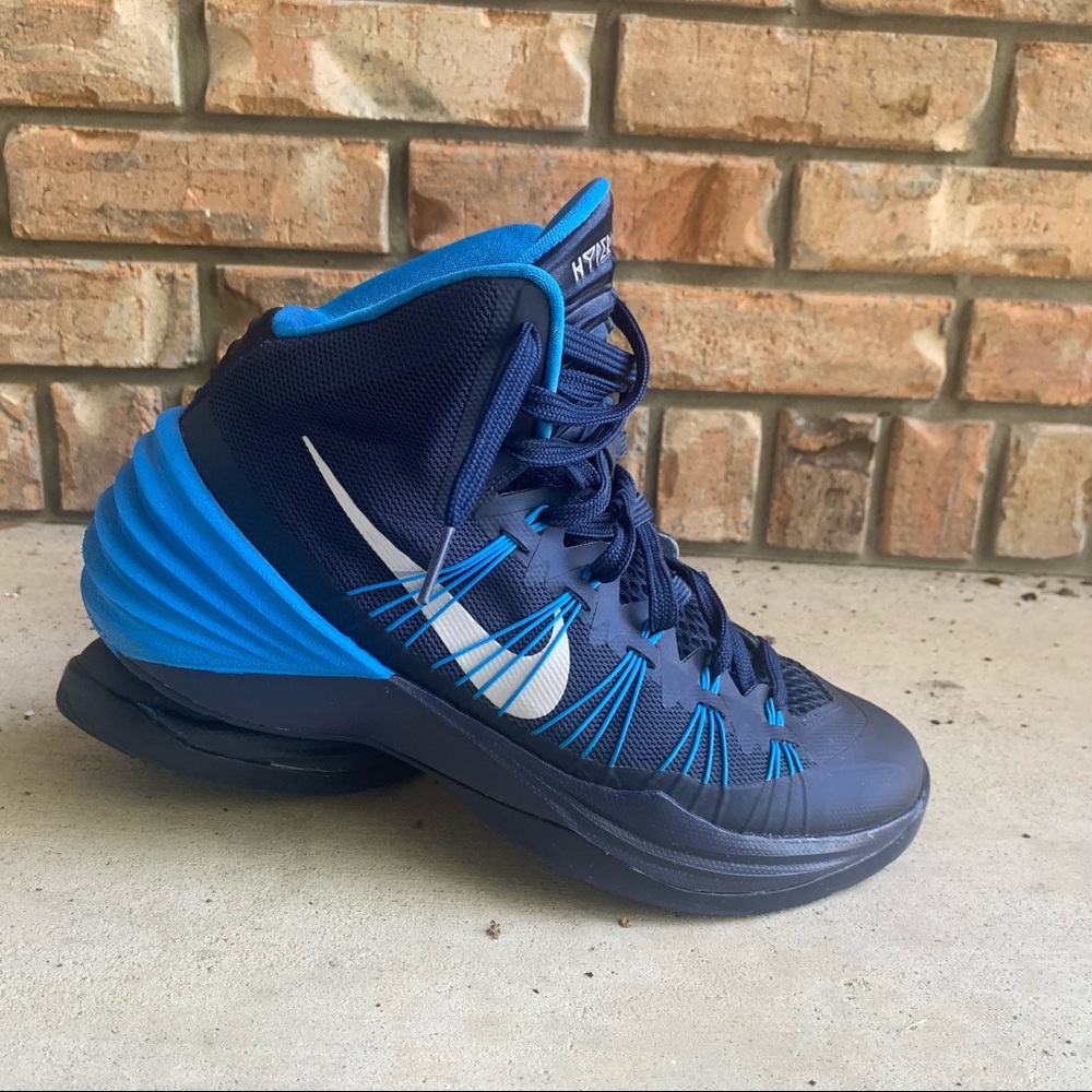 Nike Hyperdunk navy basketball shoes